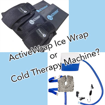 Knee Ice Machine or ActiveWrap® Knee Ice Wrap/Ice Packs. Which is Best For Post Op Knee Pain?