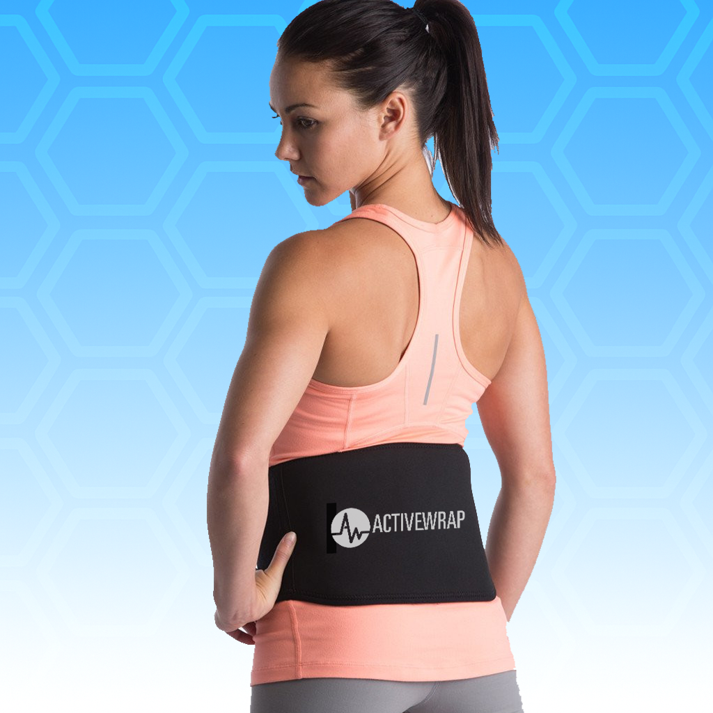 ActiveWrap® BACK Ice & Heat Wrap for Lumbar Pain (Sciatica Relief)