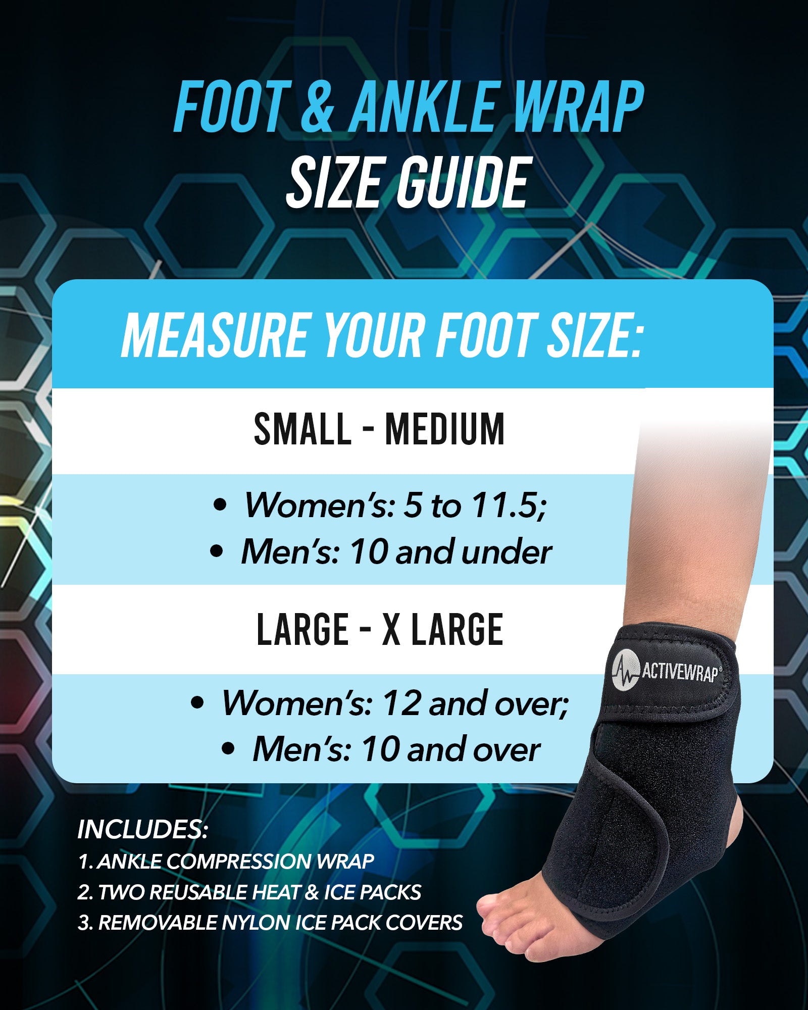 Foot and Ankle Ice & Heat Wrap