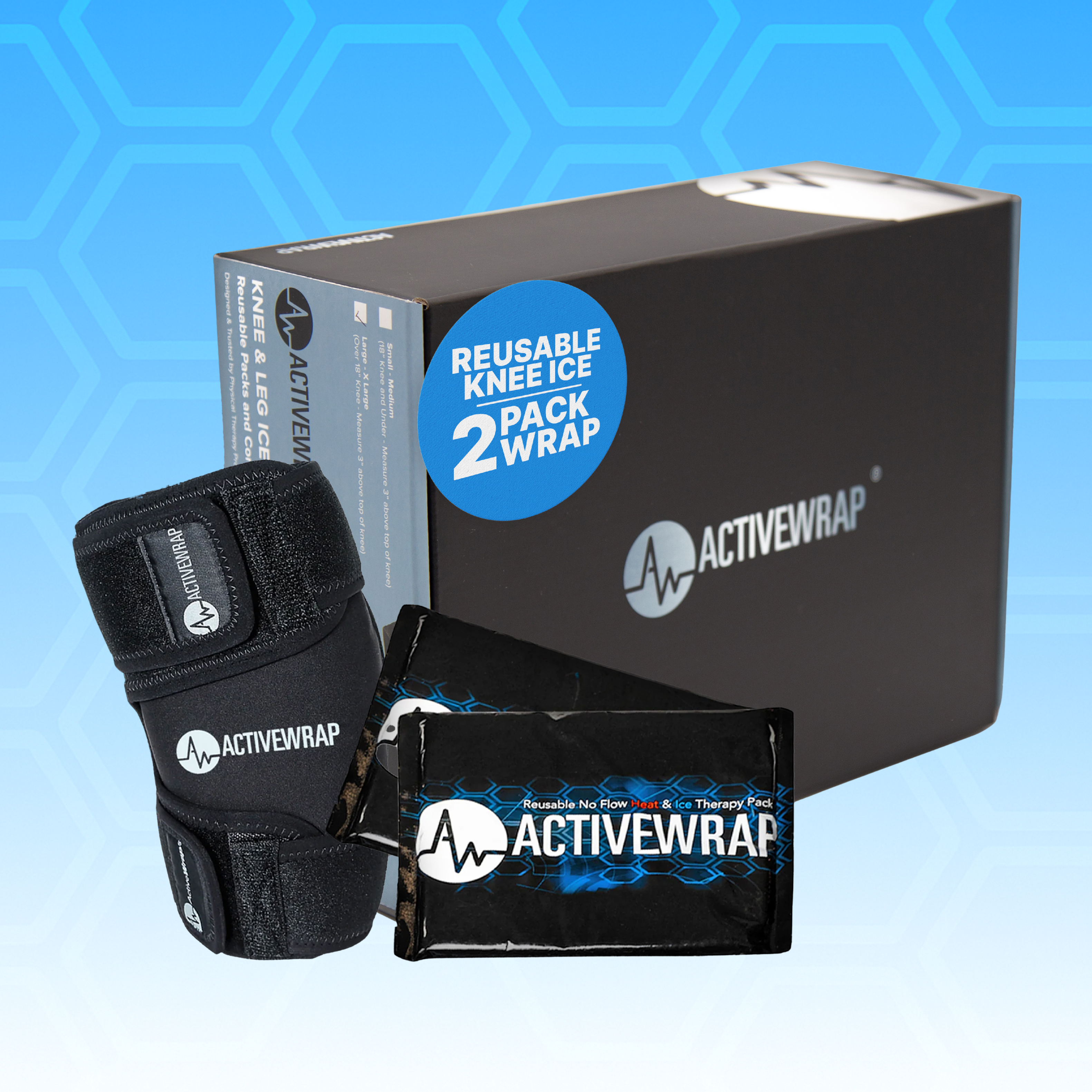 Best Knee Ice Pack, Cold Wrap For Knee, Cold Pack for Knee, ACL Injury, Ice Therapy, Knee Ice Machine, Ice Pack For After Knee Surgery, Active Wrap, Active Ice