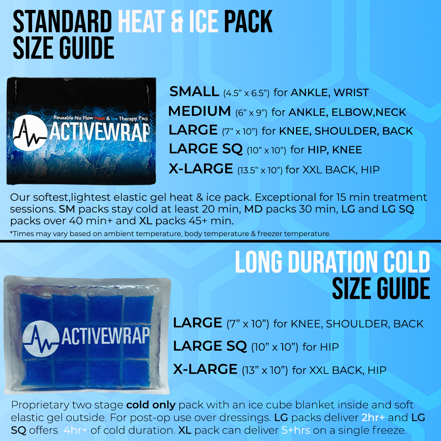 Standard Ice & Heat Packs