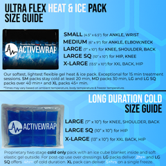 The softest longest lasting ice pack, activewrap ice pack, active ice, reusable ice pack, long duration ice pack for injuries, heat and ice pack