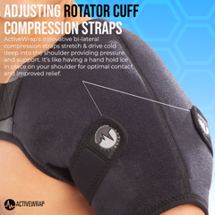 Shoulder Ice Wrap, Shoulder Ice Pack,Frozen Shoulder Relief, Rotator Cuff Pain Relief, ActiveWrap Shoulder Ice Wrap