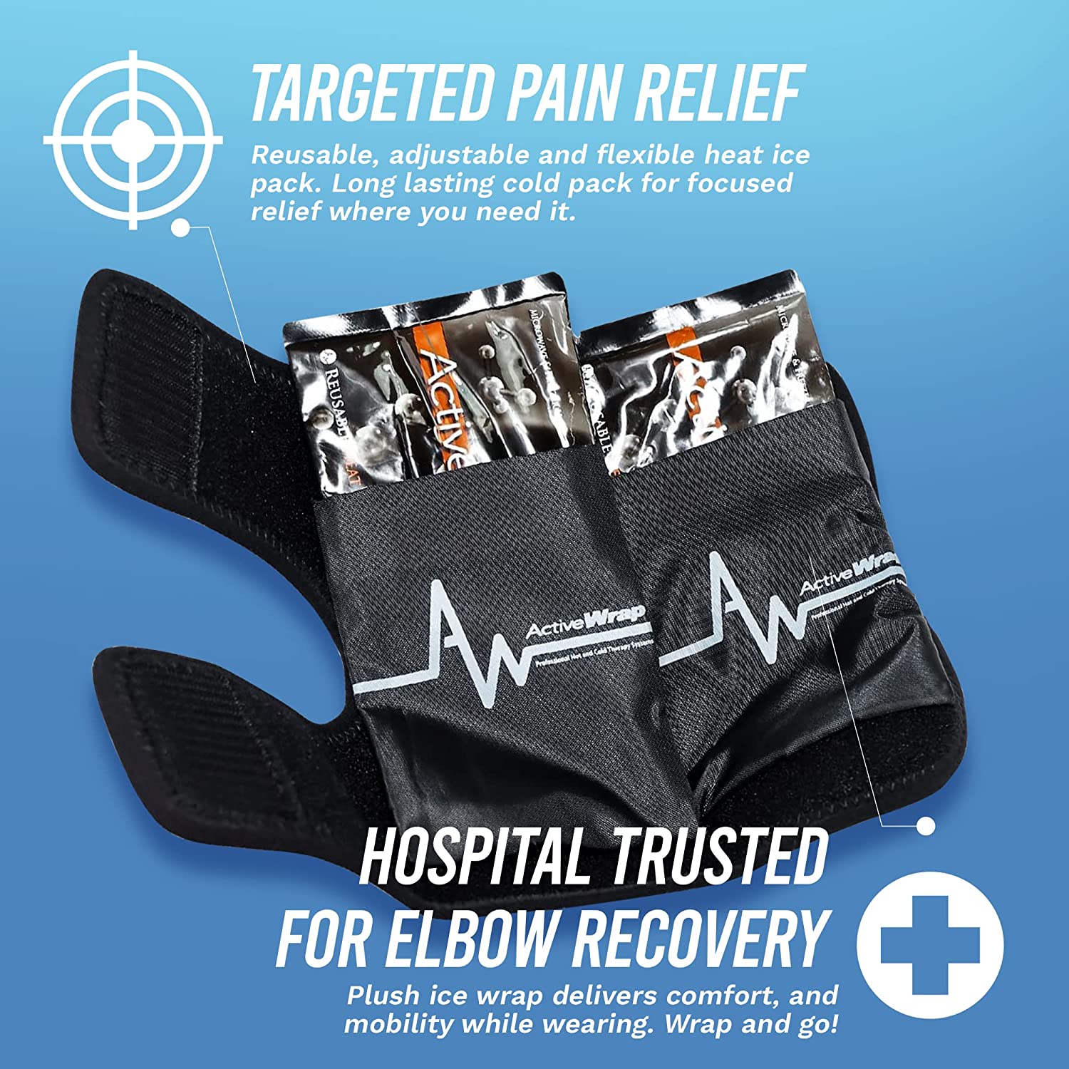 ActiveWrap® ELBOW Ice & Heat Packs | Wrap (Tennis Elbow Relief)