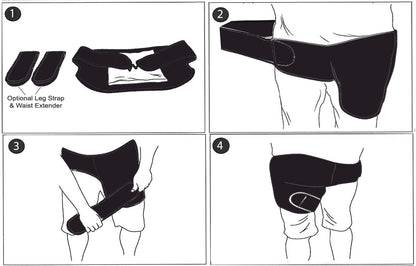 Long Duration Hip Ice Wrap By ActiveWrap® | Best For Hip Surgery
