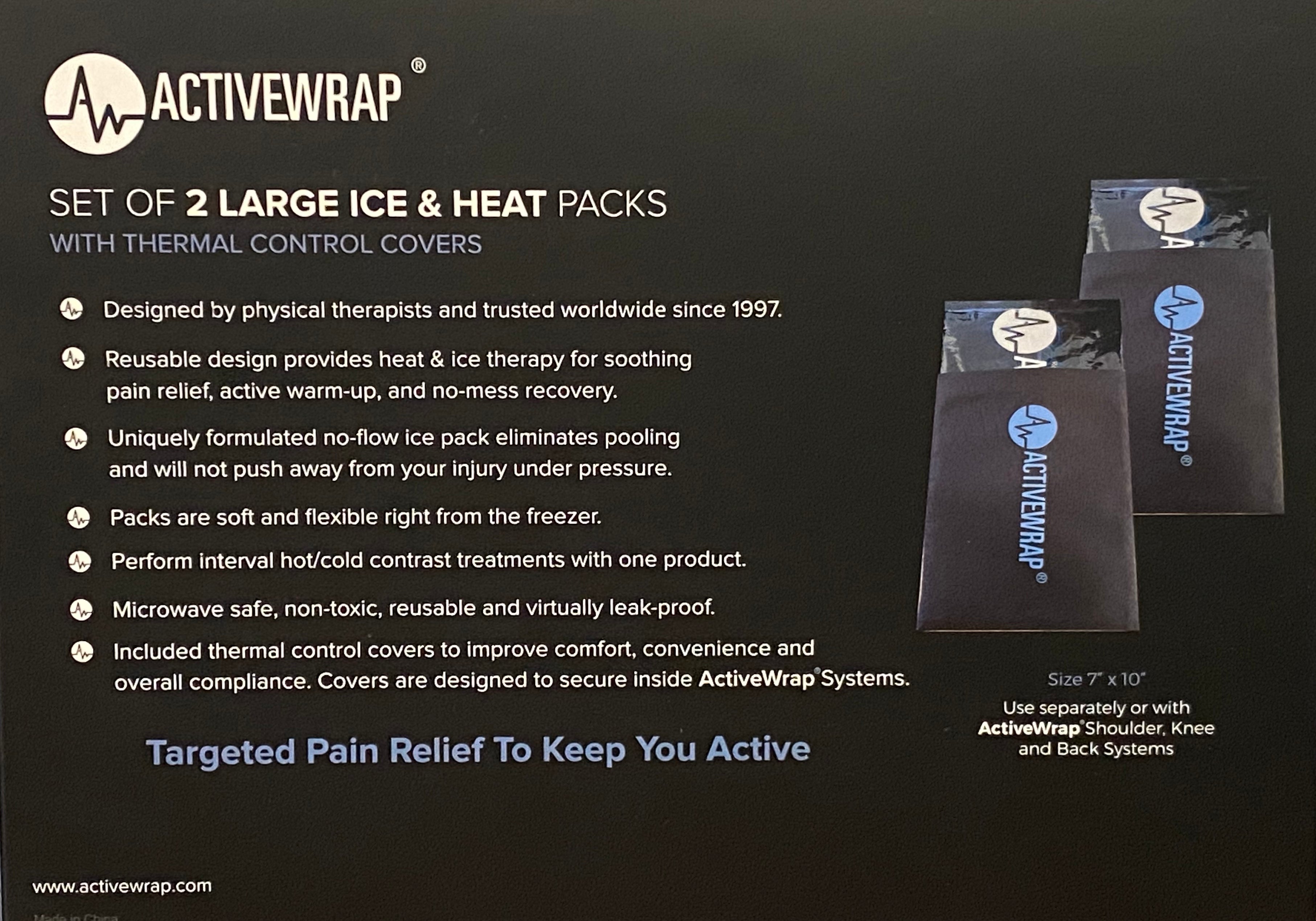 ActiveWrap® Heat | Ice Packs Reusable Lg Size (7" x 10")