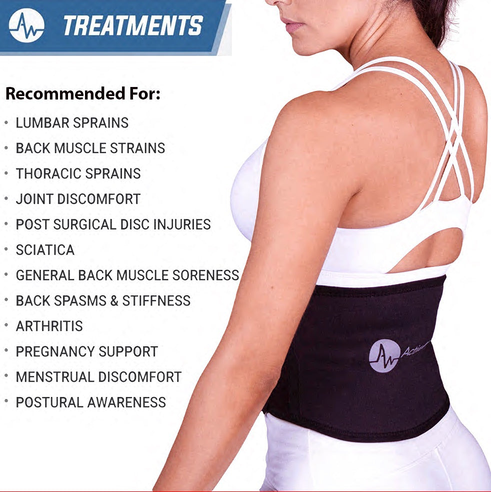 ActiveWrap® BACK Heat | Ice Wrap & Pack for Lumbar Pain (Sciatica Pain  Relief)
