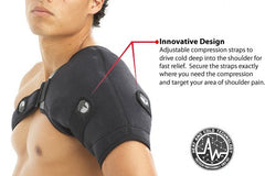 Shoulder Ice Wrap, Shoulder Ice Pack,Frozen Shoulder Relief, Rotator Cuff Pain Relief, ActiveWrap Shoulder Ice Wrap