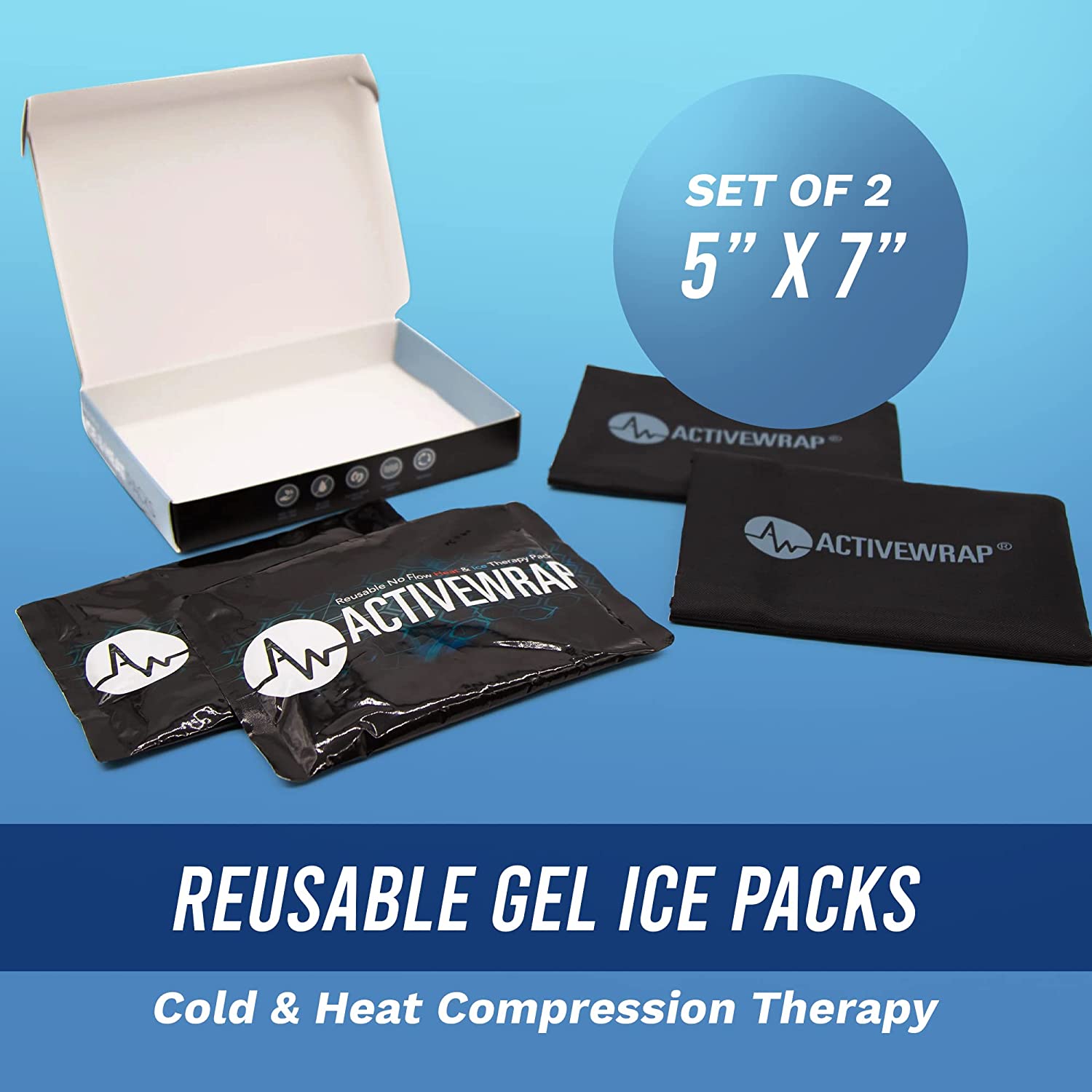 Reusable Cold & Hot Therapy Gel Pack + Tips on When to Ice vs. Heat